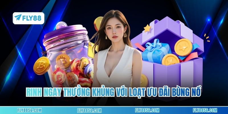 Rinh ngay thưởng khủng với loạt ưu đãi bùng nổ